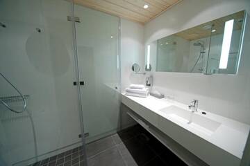 Фото номера Стандартный двухместный номер с 2 отдельными кроватями Отель Hotel Levi Panorama &amp; Levi Chalets г. Леви 9