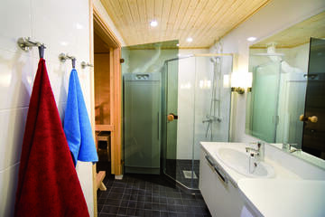 Фото номера Апартаменты с 1 спальней и сауной (для 2 взрослых) Отель Hotel Levi Panorama &amp; Levi Chalets г. Леви 3